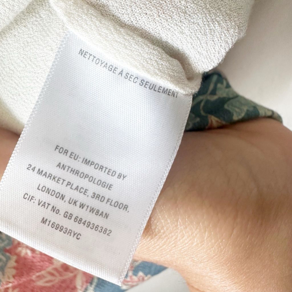 Anthropologie Maeve Laced Eleanor Blouse Women’s Size L - Picture 9 of 9